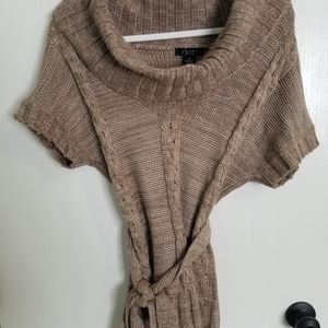 Gold cowl neck sweater